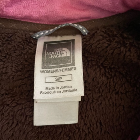 The Northface Pull Over Sweatshirt- Warm - Soft - Little Girls - Pink - Brown - Picture 2 of 4